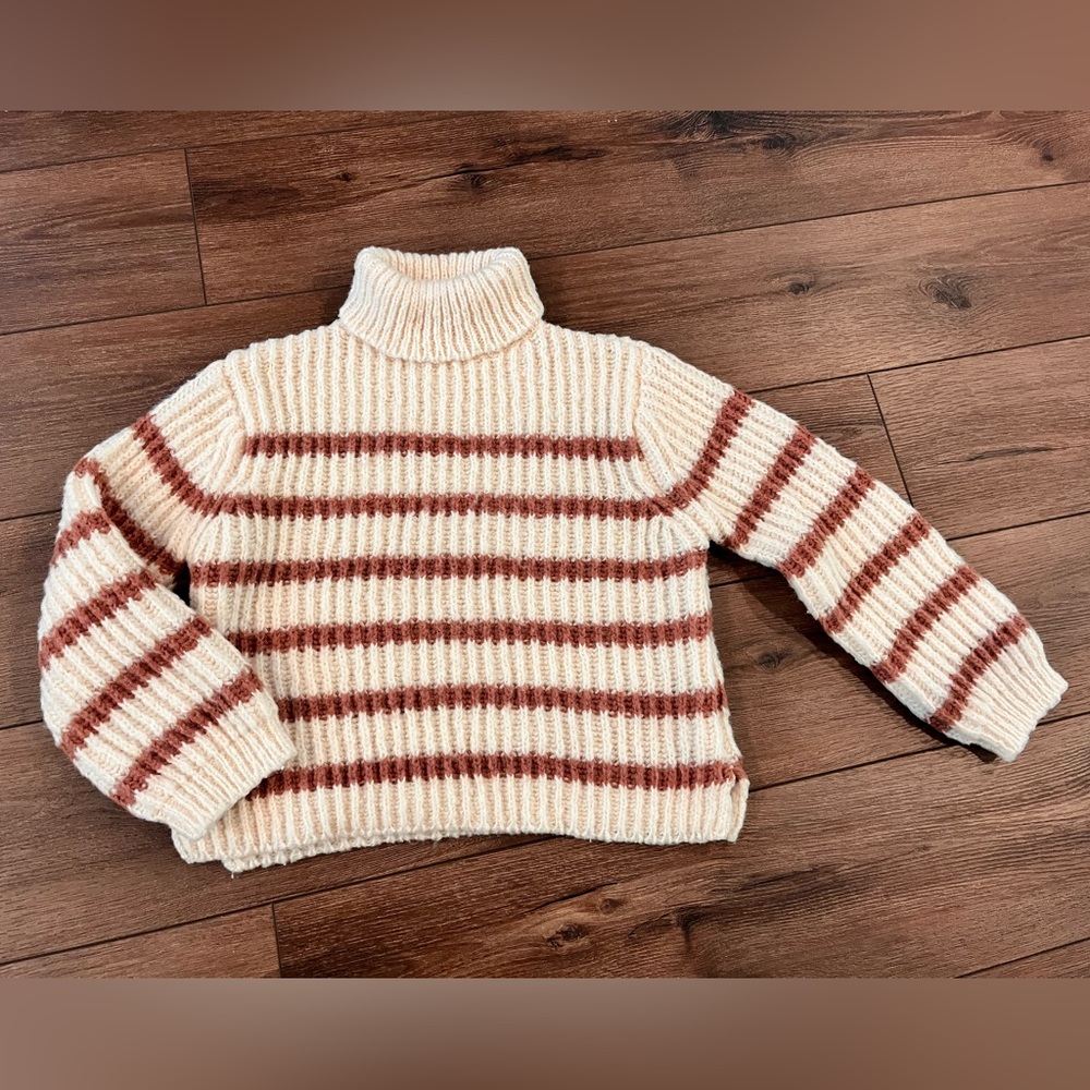Sadie & Sage Striped Pullover Sweater Size XL